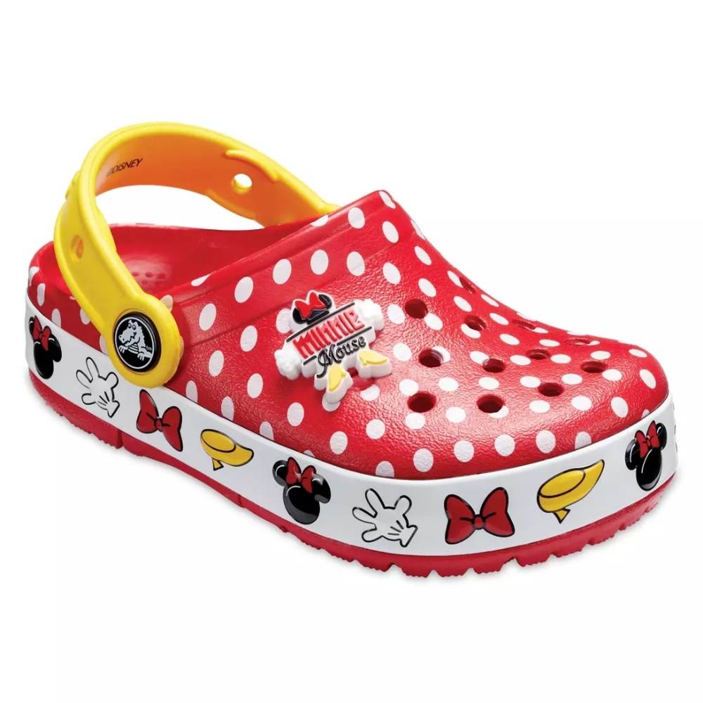Disney Minnie Mouse Polka Dot Crocs Shoes